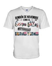 Bombón de Noviembre V-Neck T-Shirt thumbnail