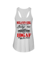 MELANIN GIRL Ladies Flowy Tank tile
