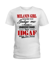 MELANIN GIRL Ladies T-Shirt tile