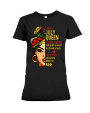 JULY QUEEN Premium Fit Ladies Tee tile