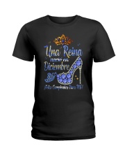 Camisetas sublimadas mujer reinas de diciembre Ladies T-Shirt front