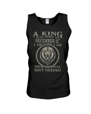 DECEMBER KING 21 Unisex Tank tile