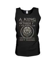OCTOBER KING 1 Unisex Tank tile