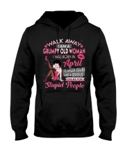 H - GRUMPY OLD WOMAN APRIL Hooded Sweatshirt thumbnail