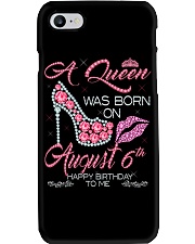 AUGUST QUEEN 6 Phone Case tile