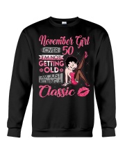 NOVEMBER GIRL OVER 50 Crewneck Sweatshirt thumbnail