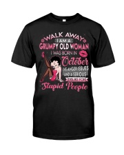 H - GRUMPY OLD WOMAN OCTOBER Classic T-Shirt thumbnail