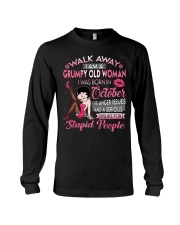 H - GRUMPY OLD WOMAN OCTOBER Long Sleeve Tee thumbnail
