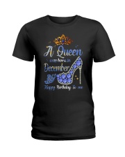 DECEMBER QUEEN Ladies T-Shirt front