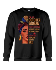 H- OCTOBER WOMAN Crewneck Sweatshirt thumbnail