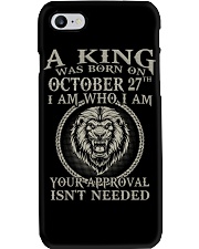 OCTOBER KING 27 Phone Case tile