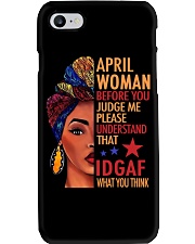 APRIL WOMAN Phone Case tile