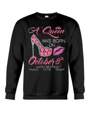 OCTOBER QUEEN 8 Crewneck Sweatshirt tile