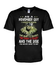 H - NOVEMBER GUY V-Neck T-Shirt thumbnail
