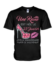 23 Janvier V-Neck T-Shirt thumbnail
