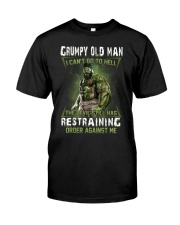 H- GRUMPY OLD MAN Classic T-Shirt front