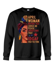 APRIL WOMAN Crewneck Sweatshirt tile