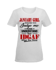 JANUARY GIRL Ladies T-Shirt women-premium-crewneck-shirt-front