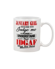 JANUARY GIRL Mug tile