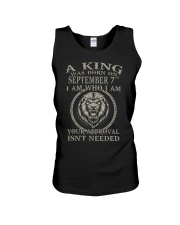 SEPTEMBER MAN 7 Unisex Tank tile