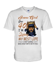 JUNE GIRL V-Neck T-Shirt thumbnail