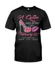 22 FEBRUARY QUEEN Classic T-Shirt thumbnail