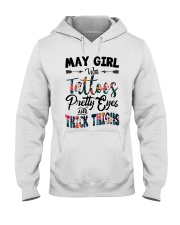 May Girl Tattoos Hooded Sweatshirt thumbnail