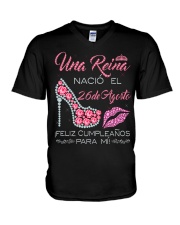 26 DE AGOSTO V-Neck T-Shirt tile
