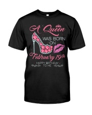 19 FEBRUARY QUEEN Classic T-Shirt thumbnail