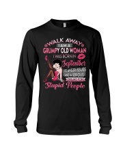 GRUMPY OLD WOMAN SEPTEMBER Long Sleeve Tee thumbnail