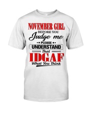 NOVEMBER GIRL Z Classic T-Shirt tile