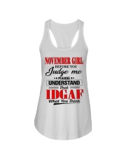 NOVEMBER GIRL Z Ladies Flowy Tank tile