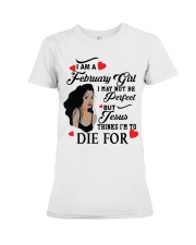 FEBRUARY GIRL Premium Fit Ladies Tee thumbnail