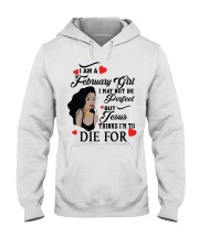 FEBRUARY GIRL Hooded Sweatshirt thumbnail
