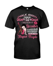 GRUMPY OLD WOMAN DECEMBER Classic T-Shirt thumbnail