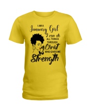 H - JANUARY GIRL Ladies T-Shirt tile