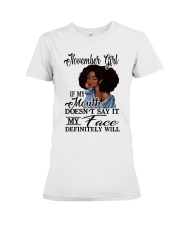 NOVEMBER GIRL Premium Fit Ladies Tee tile