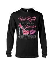 Janvier Joyeux Anniversaire Tee Shirt Femme Long Sleeve Tee thumbnail