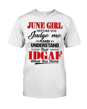 H - JUNE GIRL Classic T-Shirt tile