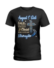 5th August christ Ladies T-Shirt thumbnail