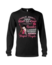 GRUMPY OLD WOMAN NOVEMBER Long Sleeve Tee thumbnail