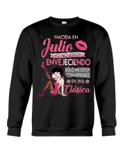 Camisetas sublimadas mujer clásica nacida Julio Crewneck Sweatshirt thumbnail