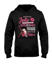 Camisetas sublimadas mujer clásica nacida Julio Hooded Sweatshirt thumbnail