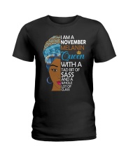 NOVEMBER QUEEN Ladies T-Shirt front