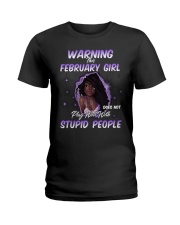 H - FEBRUARY GIRL Ladies T-Shirt front