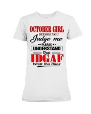 OCTOBER GIRL Z Premium Fit Ladies Tee tile