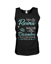 Diciembre Reina Unisex Tank thumbnail
