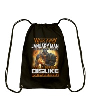 JANUARY MAN Drawstring Bag tile