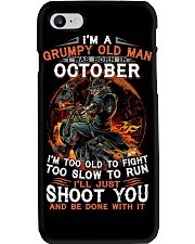 H Grumpy old man October tee Cool T shirts for Men Phone Case thumbnail