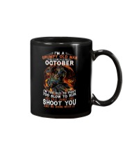 H Grumpy old man October tee Cool T shirts for Men Mug thumbnail